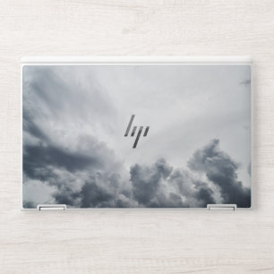 Black Clouds Sky HP Laptop Skin