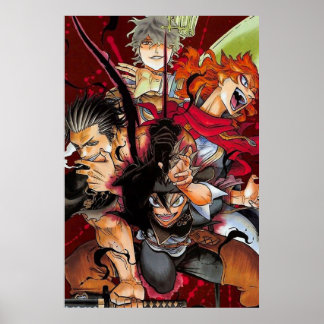 Black Clover art Poster