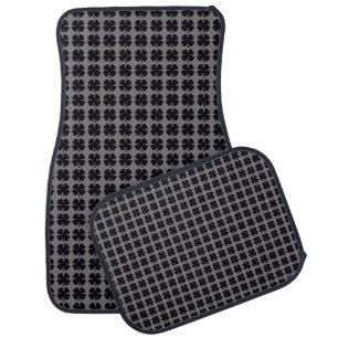 Black Clover car mats set front and back