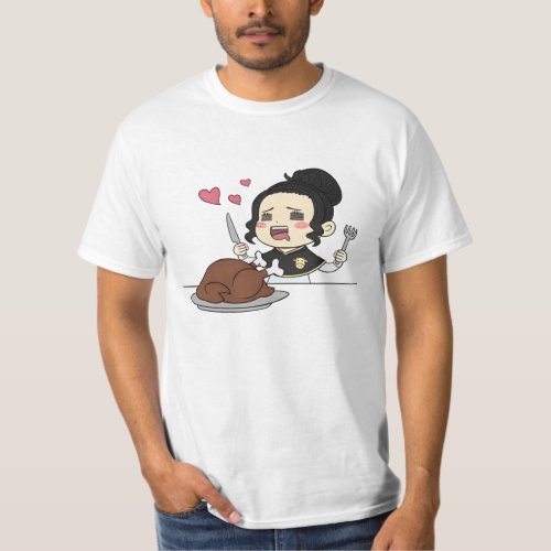 Black Clover Charmy eat chicken T_Shirt