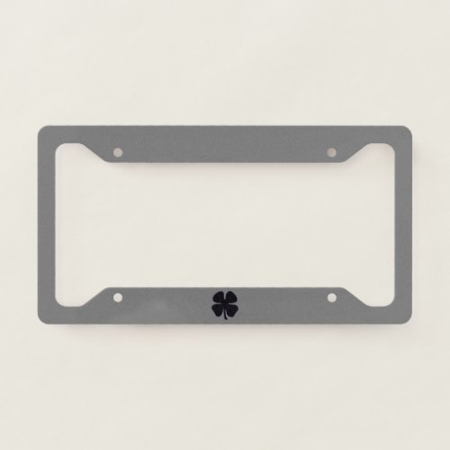 Black Clover gray license plate frame C