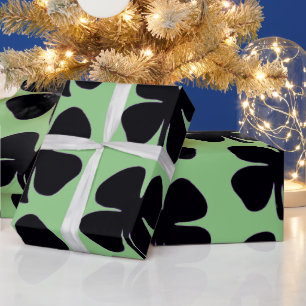 Black Clover green glossy wrapping paper large