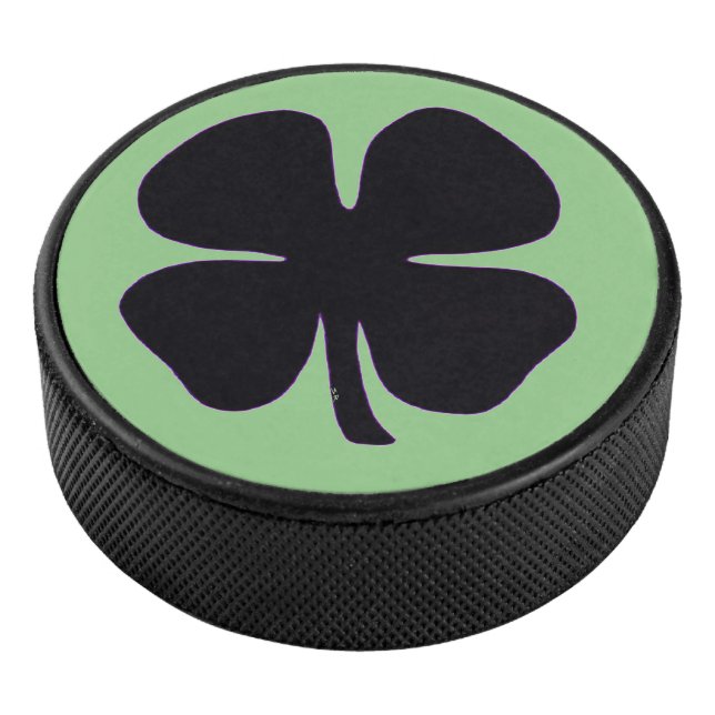 Black Clover green hockey puck (3/4)