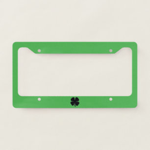 Black Clover green license plate frame A