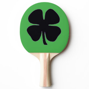 Black Clover green ping pong paddle