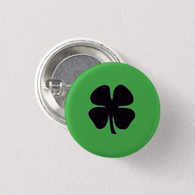 Black Clover green small button (Front & Back)