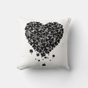 Black Clover Heart Throw Pillow