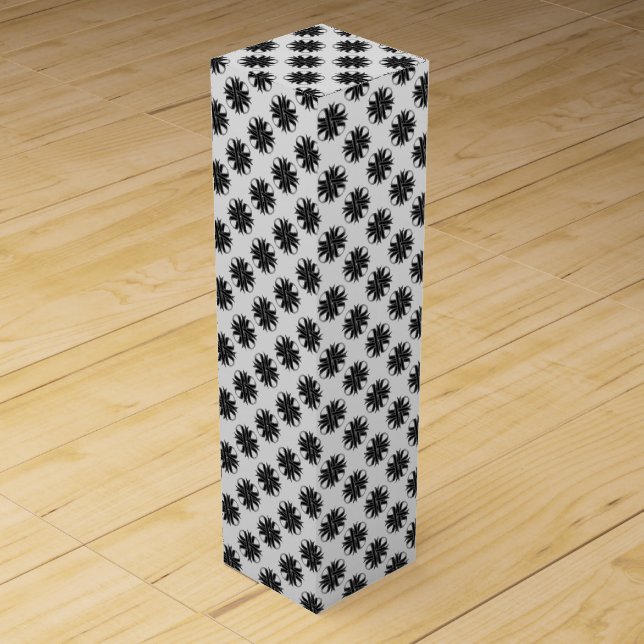 Black Clover Ribbon by Kenneth Yoncich Wine Box (Front)