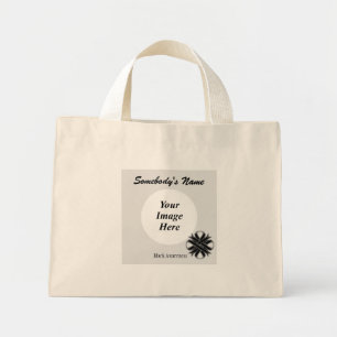 Black Clover Ribbon Template by Kenneth Yoncich Mini Tote Bag