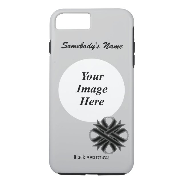 Black Clover Ribbon Tmpl by Kenneth Yoncich Case-Mate iPhone Case (Back)