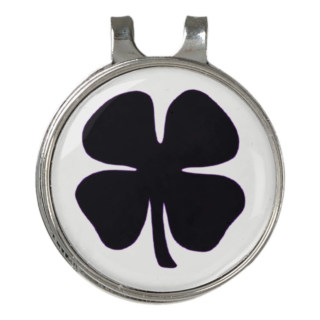 Black Clover white hat clip (Front)