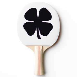Black Clover white ping pong paddle