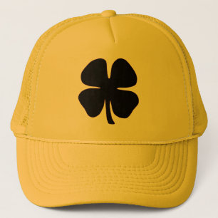 Black Clover yellow foam trucker hat