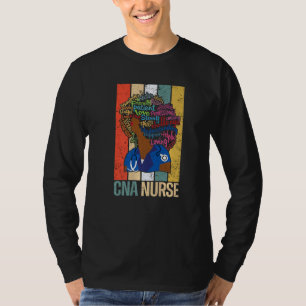 Black Cna Nurse   For African American  Melanin Nu T-Shirt