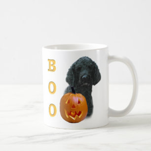 Black Coated Poodle Boo Coffee Mug