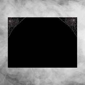 Black Cobwebs & White Sheet Ghost Halloween Goth Envelope