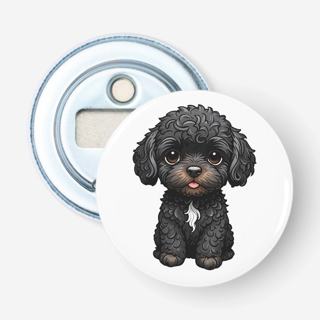 Black Cockapoo Bottle Opener (Front)