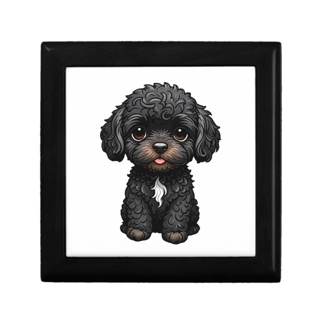 Black Cockapoo Gift Box (Front)