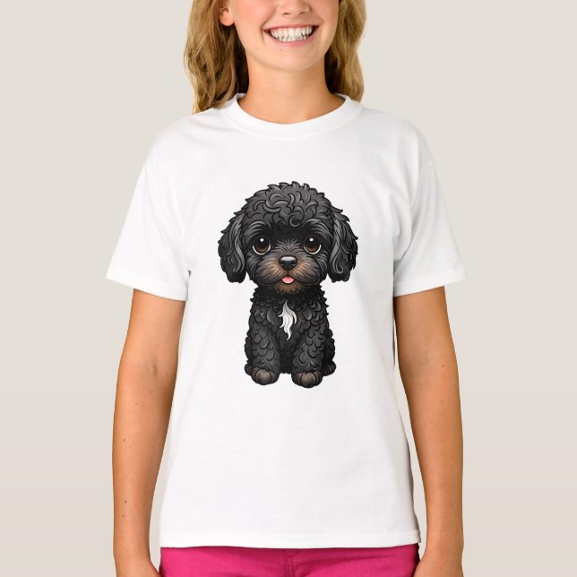 Black Cockapoo T-Shirt (Front)