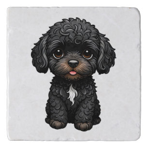 Black Cockapoo Trivet
