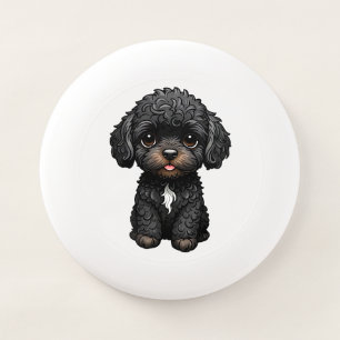 Black Cockapoo Wham-O Frisbee
