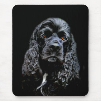 Black Cocker Spaniel Mouse Pad