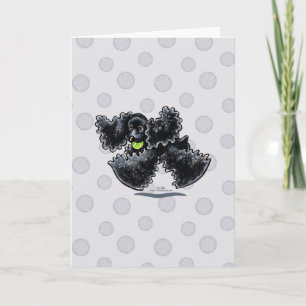 Black Cocker Spaniel Play Card
