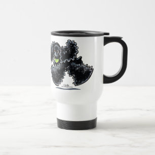 Black Cocker Spaniel Play Travel Mug