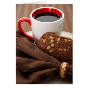 Black Coffee and Biscotti Cards