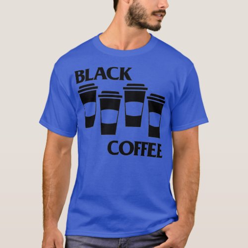 Black Coffee Black Flag parody  T_Shirt