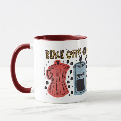 Black Coffee Mug