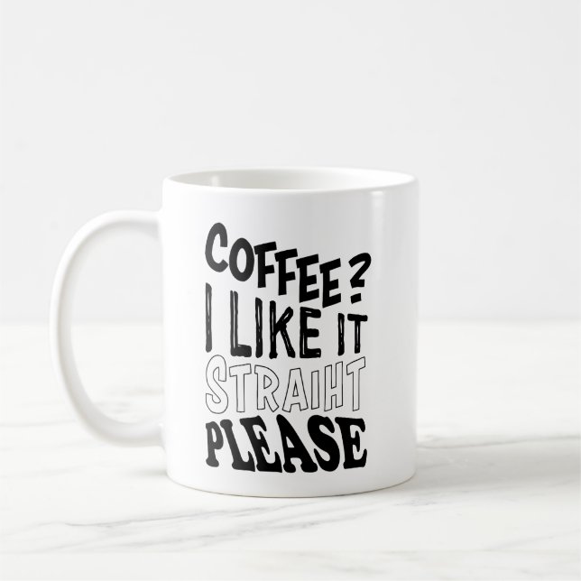black coffee mug (Left)