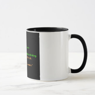 Black Coffee Mug