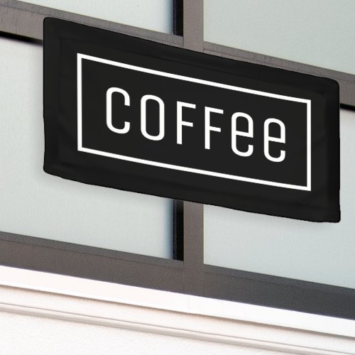 BLACK COFFEE OPEN SIGN
