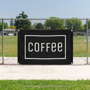 Black Coffee Sign by InkWorks at Zazzle