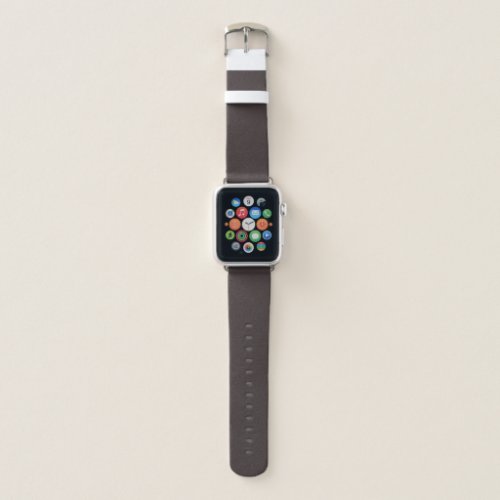 Black coffee  solid color  apple watch band