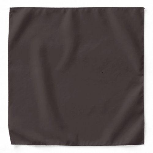 Black coffee  solid color  bandana