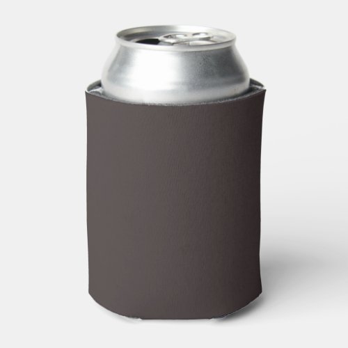 Black coffee  solid color  can cooler