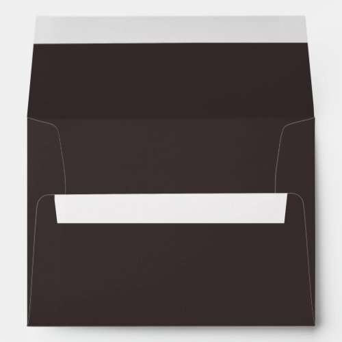 Black coffee  solid color  envelope