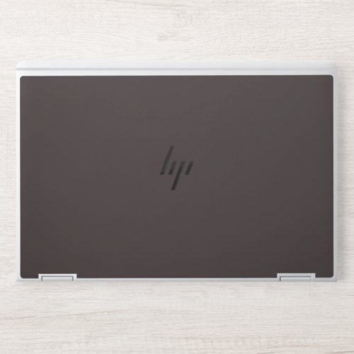 Black coffee  solid color  HP laptop skin