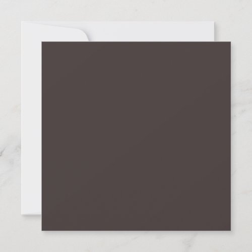Black coffee  solid color  invitation