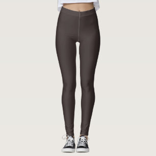 Black coffee (solid color) leggings