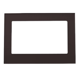 Black coffee  (solid color)  magnetic frame