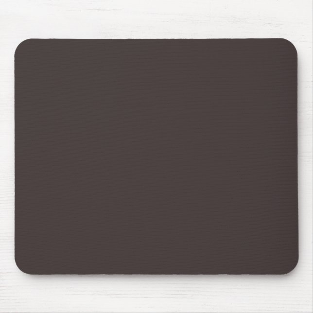 Black coffee  (solid color)  mouse pad (Front)
