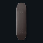 Black coffee  (solid color)  skateboard<br><div class="desc">Black coffee  (solid color)</div>