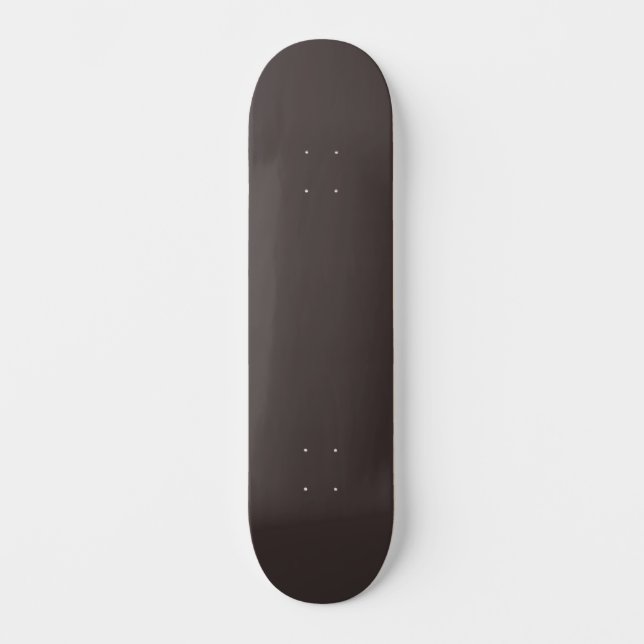 Black coffee  (solid color)  skateboard (Front)