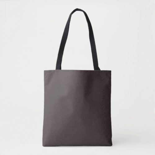 Black coffee  solid color  tote bag