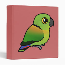 Birdorable Black-collared Lovebird Avery Signature Binder 8.5x11