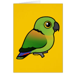 Birdorable Black-collared Lovebird Note Card