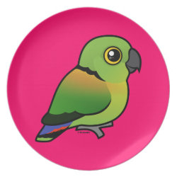 Birdorable Black-collared Lovebird Plate